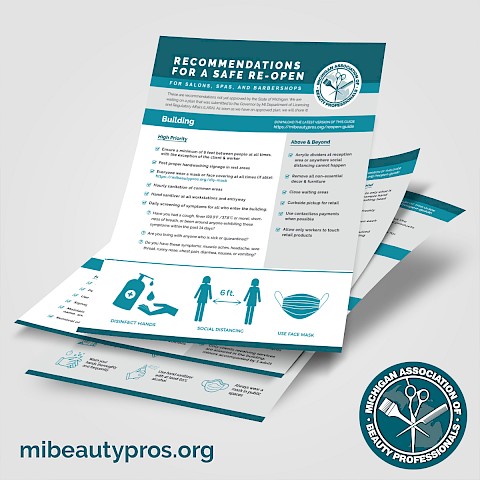 MABP's Recommendations to Safely Re-Open Michigan's Salons, Spas and Barbershops